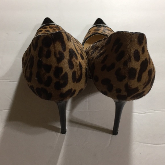 SOLD SOLDNew Jimmy Choo Leopard W/Black Patent - Picture 6 of 8